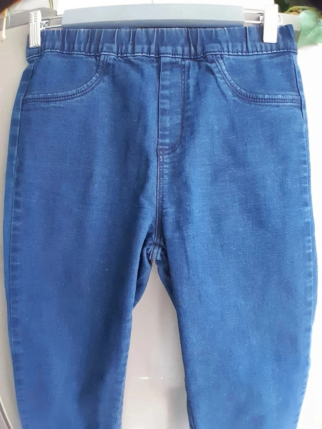 Jeans, elastische taille, zonder sluiting voor dames Maat 38 - Merk kiabi – photo 2